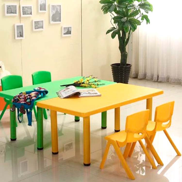 Kids table 60x120 cm, Դեղին