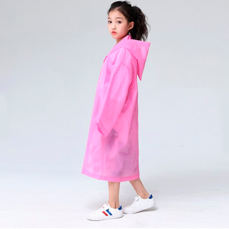 Raincoat Kids / Rainwear Suit for Age 6-14 Years, Վարդագույն