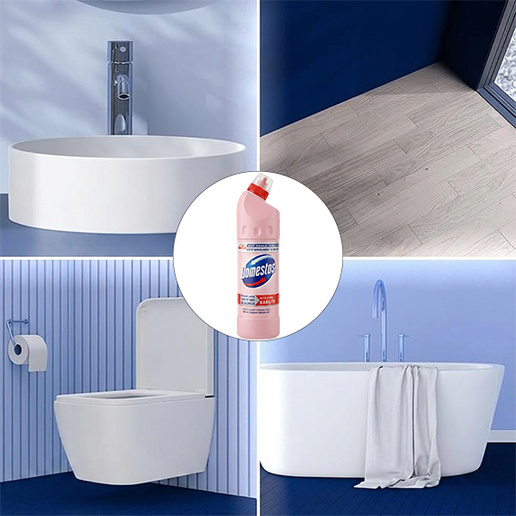 Plumbing cleaning and disinfecting gel 750 ml, Վարդագույն