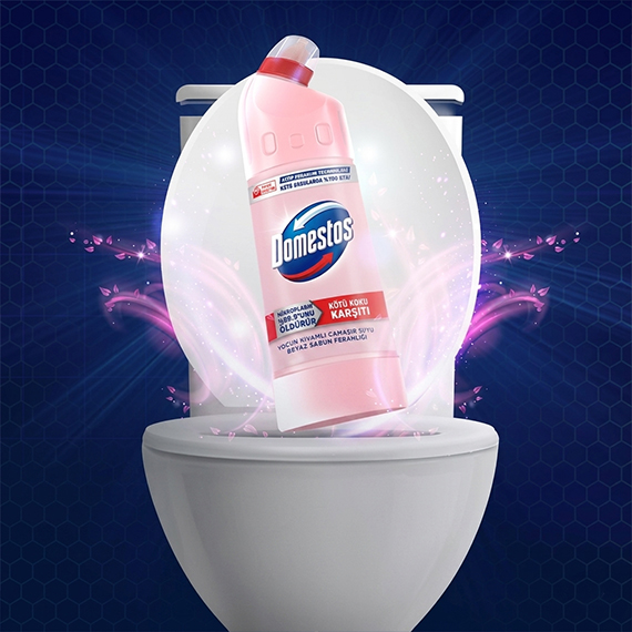 Plumbing cleaning and disinfecting gel 750 ml, Վարդագույն