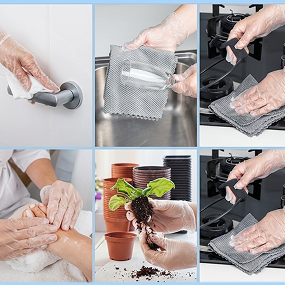 Disposable PVC gloves 200 pcs