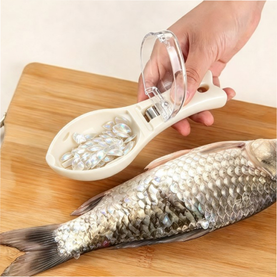 Fish scale scraper