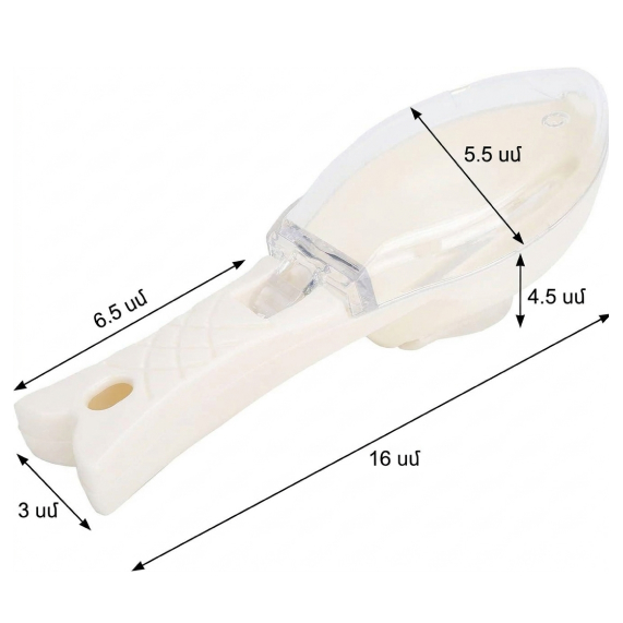 Fish scale scraper