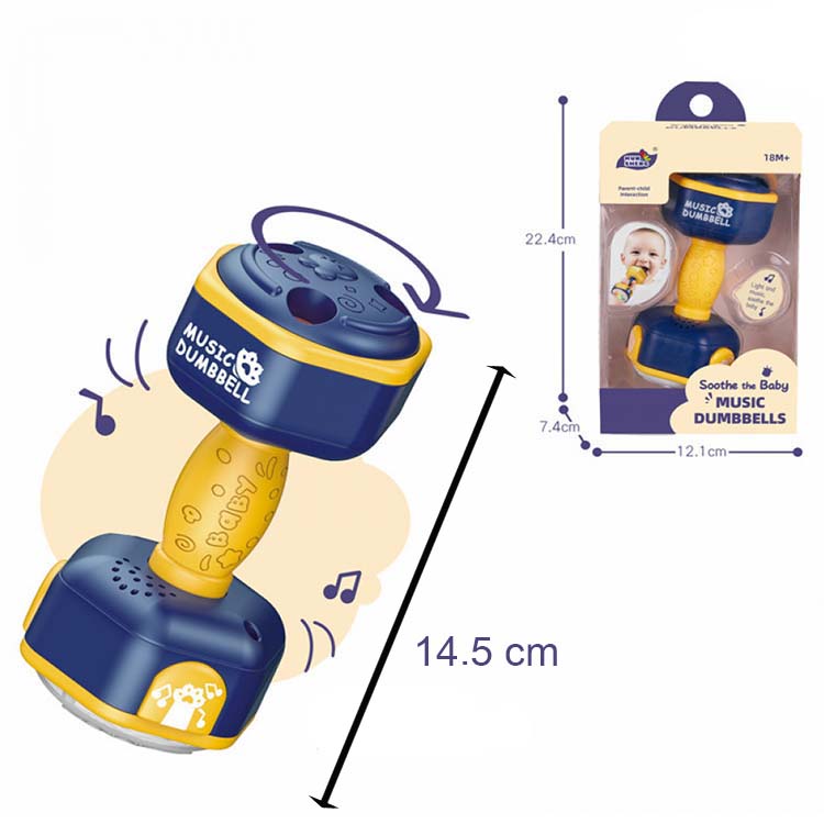 Music Drum with Light for Babies 15 cm