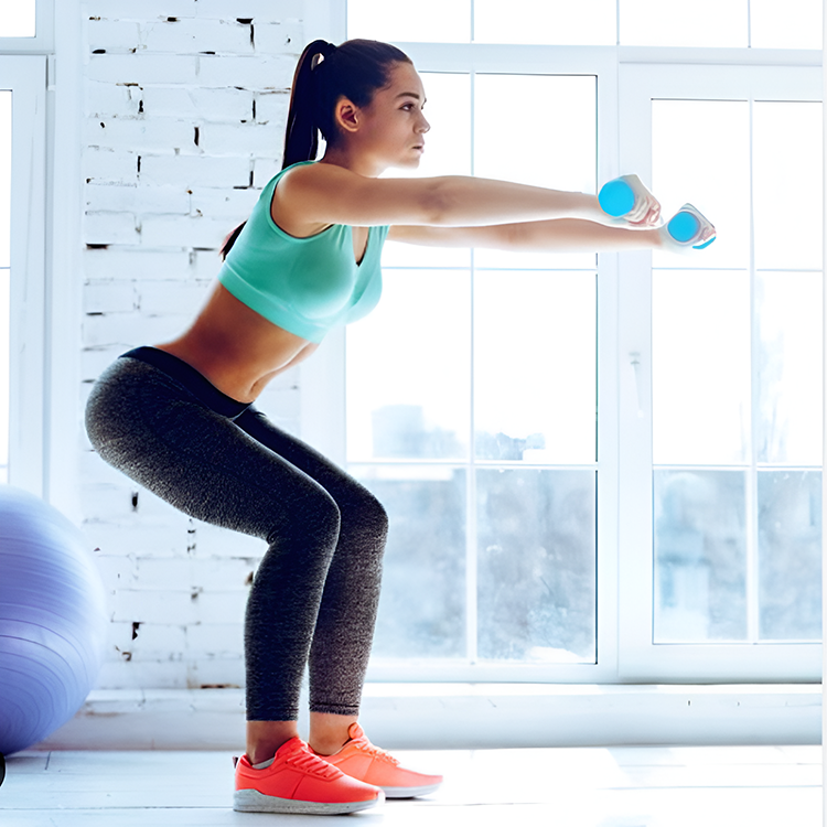 Dumbbell set 1-2-3 kg