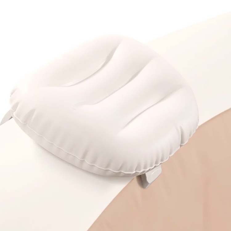 Inflatable spa pool headrest