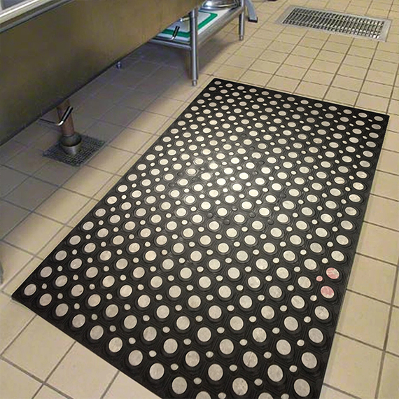 Коврик резиновый с отверстиями 60x90 см