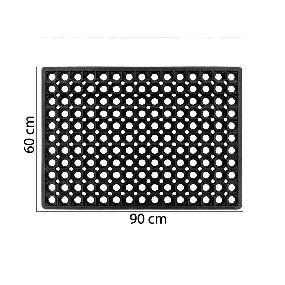 Коврик резиновый с отверстиями 60x90 см