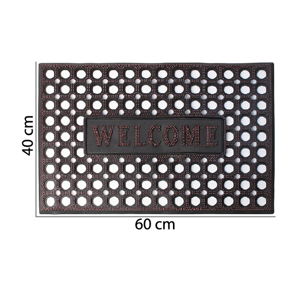 Door mat with holes 40x60 cm