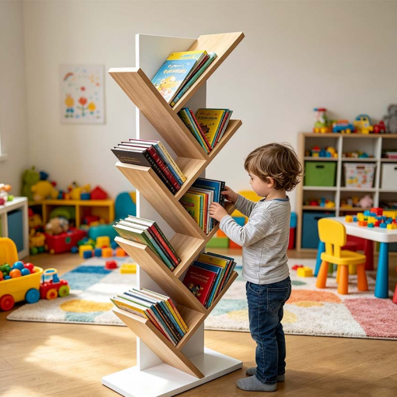 Декоративный книжный шкаф 120x45 см, Փայտագույն