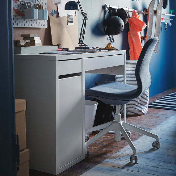 Desk 105x50 cm, Սպիտակ