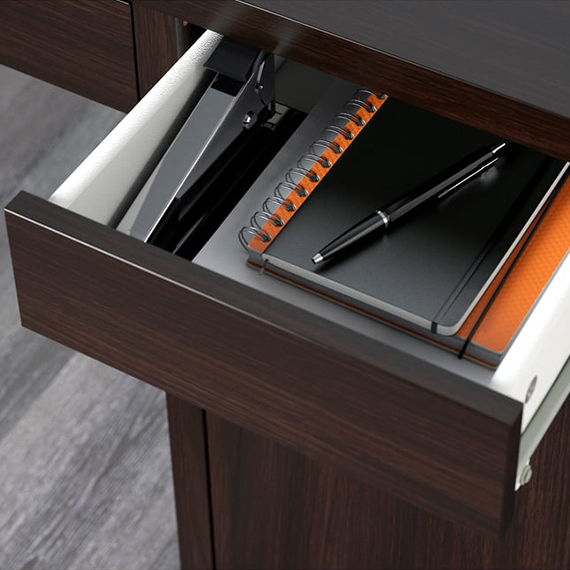 Desk 105x50 cm, Շականակագույն