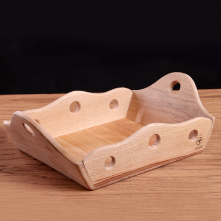 Bread basket wooden 19x29 cm