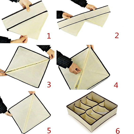 Ящик для хранения одежды, с отделениями 30x30x10 см