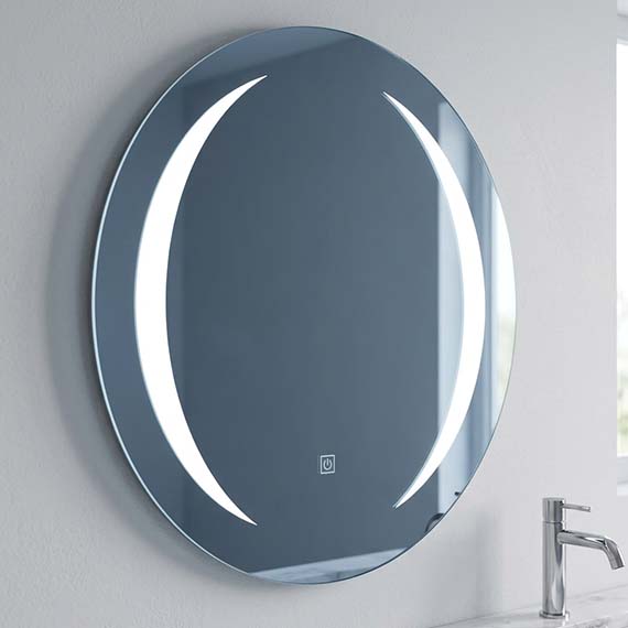 Mirror with LED light 70x50 cm