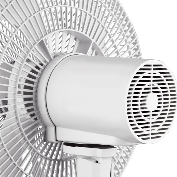 Floor fan with remote control 90°