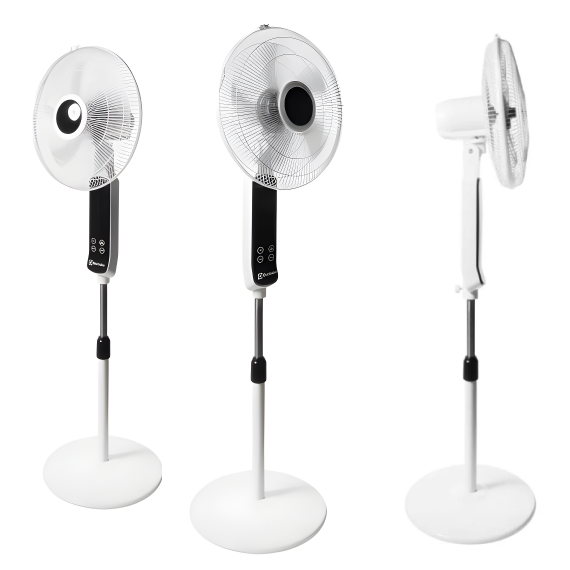Floor fan with remote control 90°