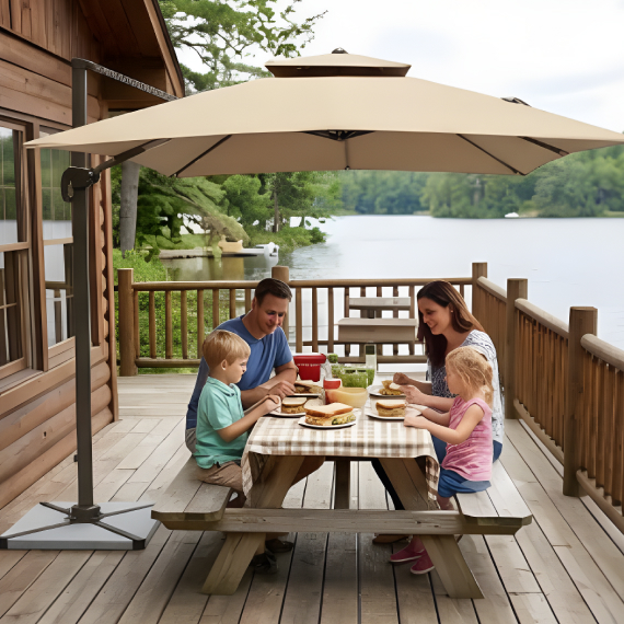 Garden umbrella 3x3 m