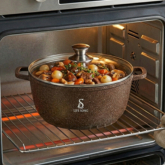 Кастрюля со стеклянной крышкой 4.5 л