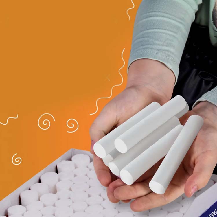 Chalk for board 8 cm 100 pcs