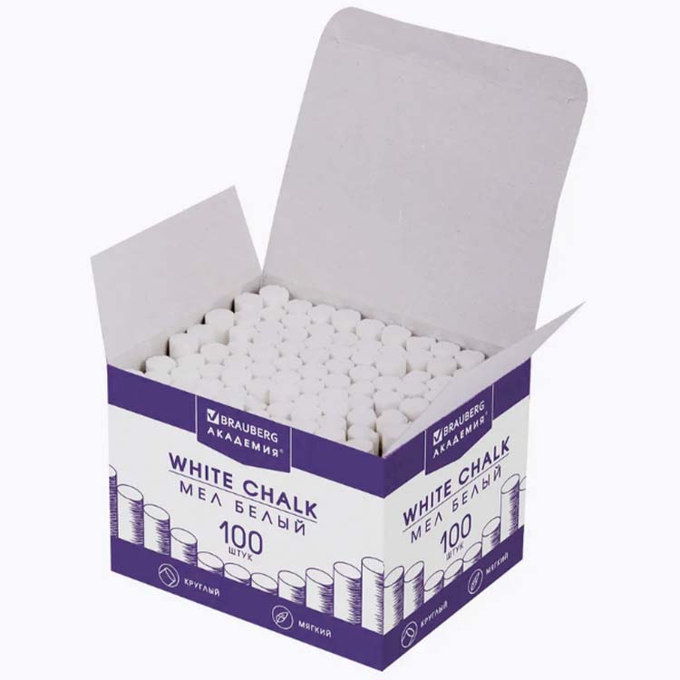 Chalk for board 8 cm 100 pcs