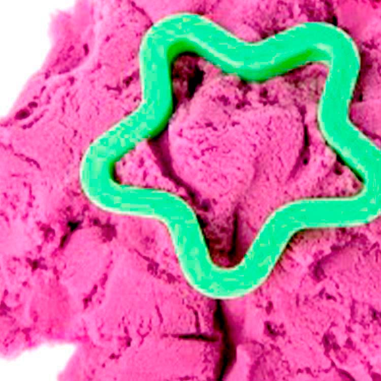 Kinetic sand in a bucket 500 g, Մանուշակագույն