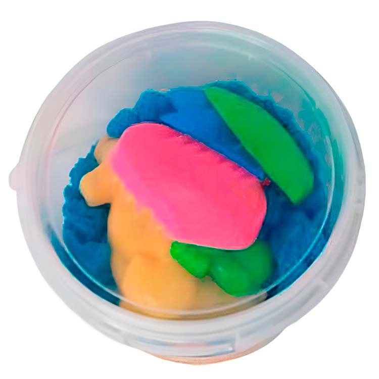 Kinetic sand in a bucket 300 g, Կապույտ
