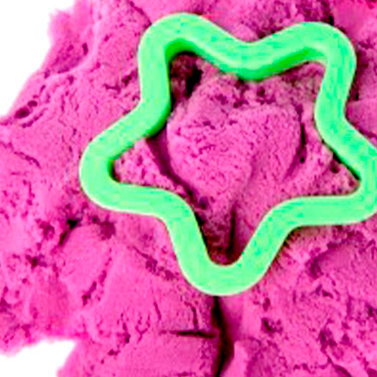 Kinetic sand in a bucket 300 g, Մանուշակագույն