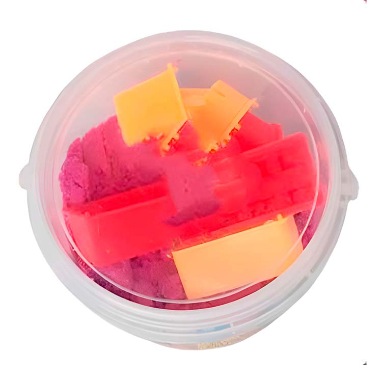 Kinetic sand in a bucket 300 g, Մանուշակագույն