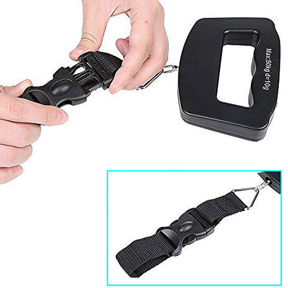Electronic luggage scale 10 gr - 50 kg