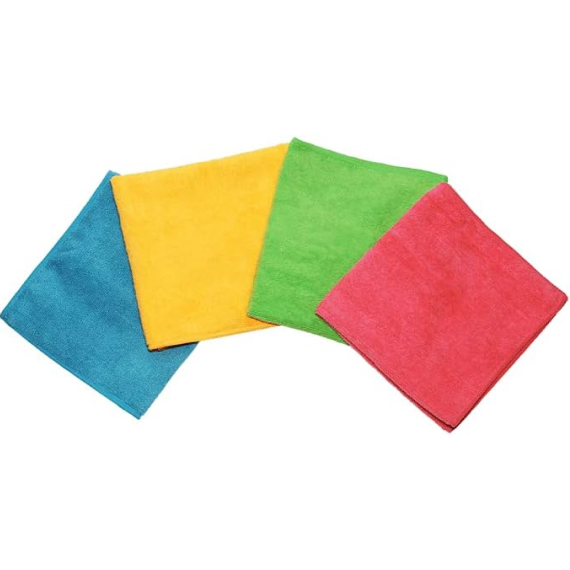 Салфетка из микрофибры 34x36 см 4 шт
