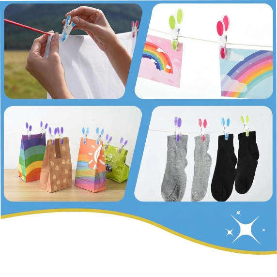 Linen clothespin 8 cm 24 pcs