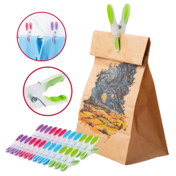 Linen clothespin 8 cm 24 pcs