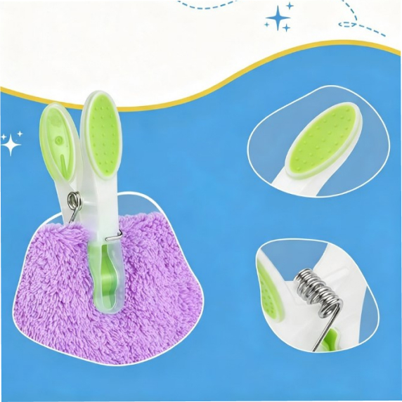 Linen clothespin 8 cm 24 pcs