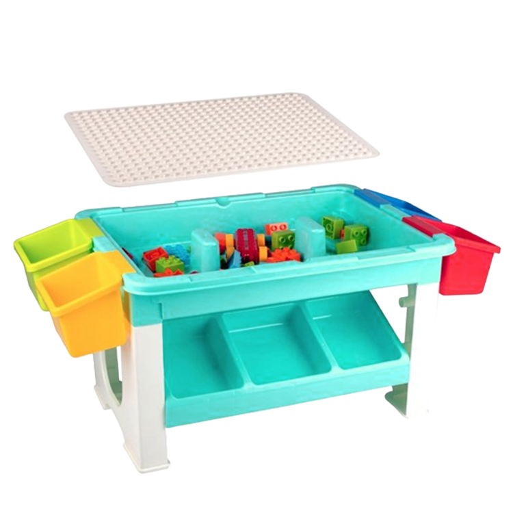Children's table with lego set 69 pcs