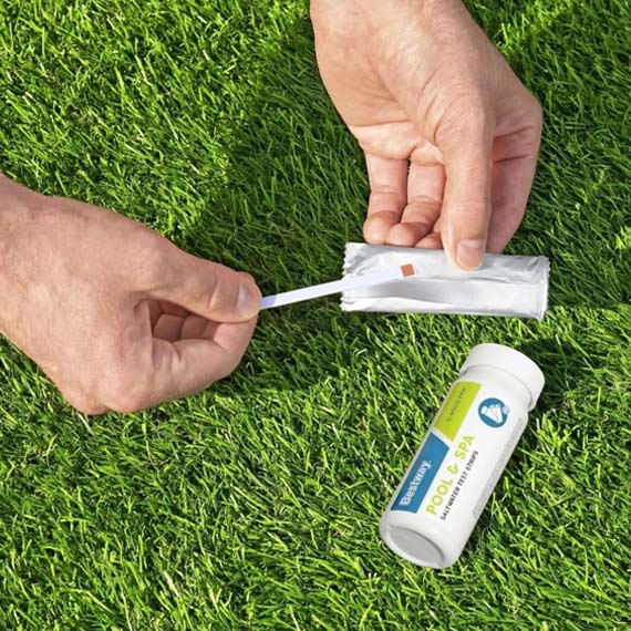 Pool water test strips