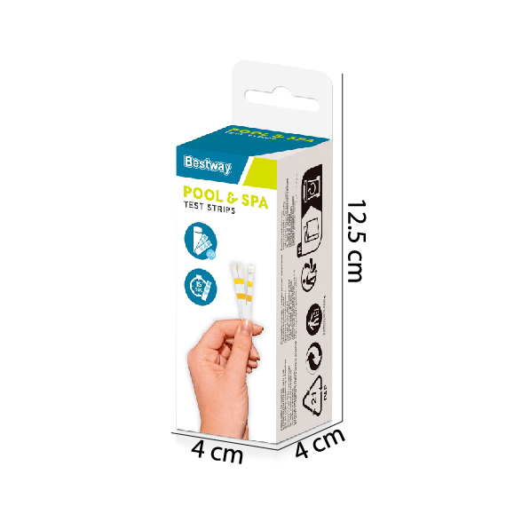 Pool water test strips