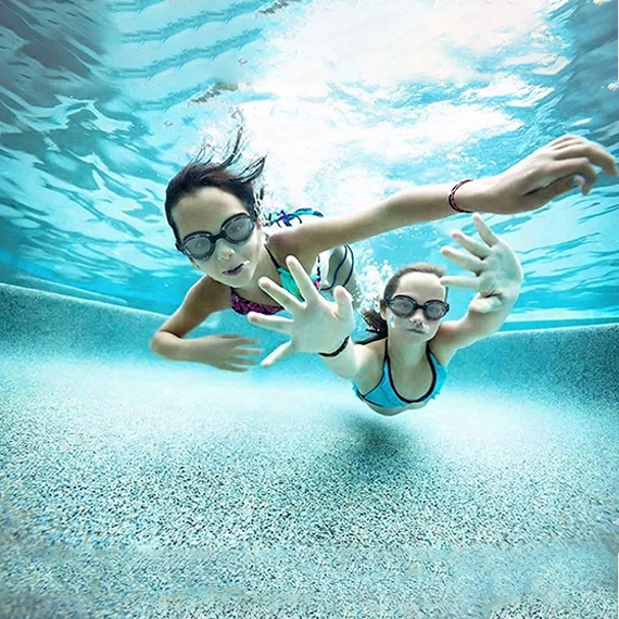 Swimming goggles, Սև