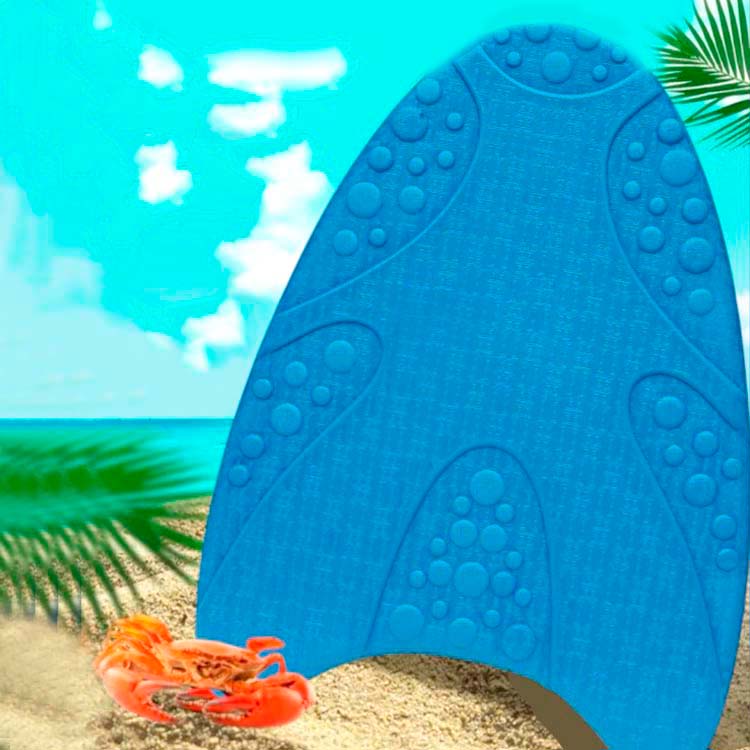 Swimming board 38x32x3 sm, Կապույտ