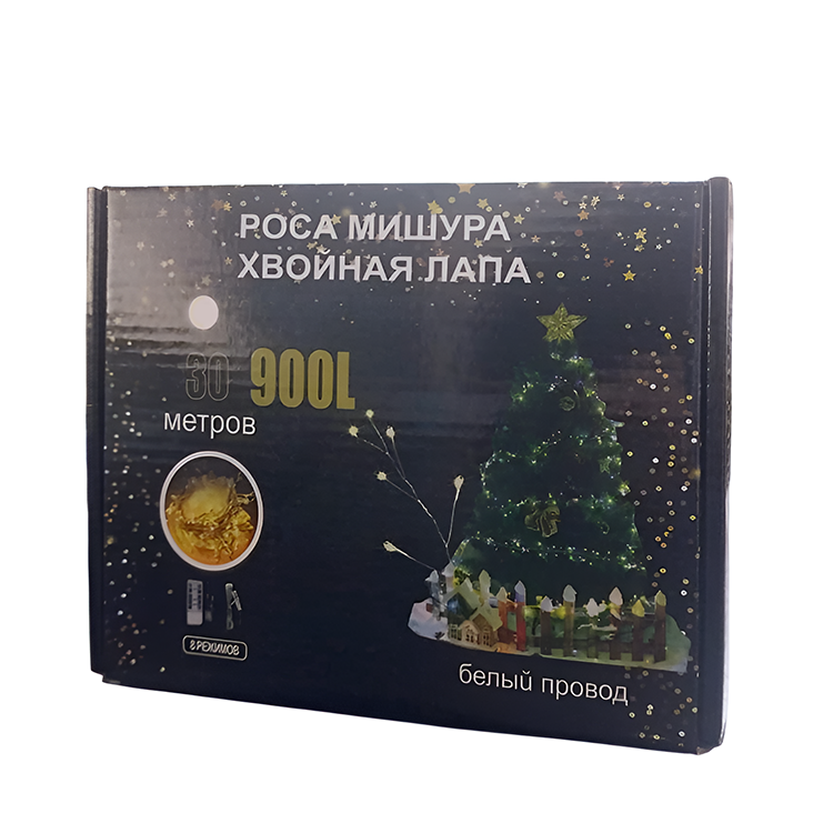 Гирлянда светодиодная 900 ламп 30 м с д/у, Սպիտակ