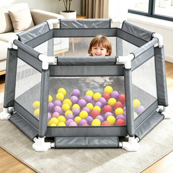 Playpen with 20 balls 115x50 cm, Սեռի