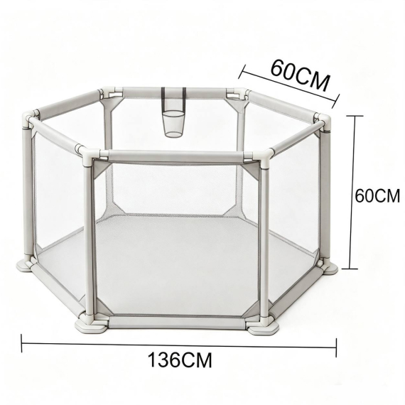 Playpen 136x60 cm