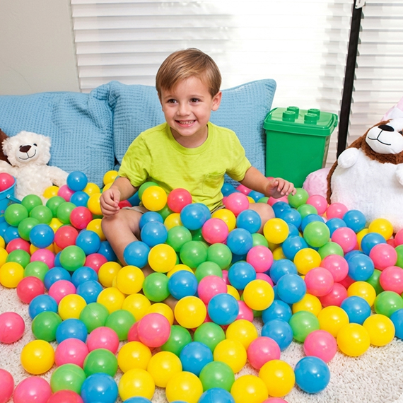 Plastic play balls 6,5 cm 100 pcs
