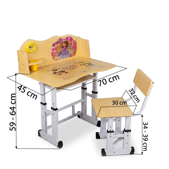 Childrens desk with chair 45x70 cm, Սոֆիա