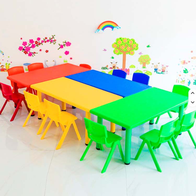 Kids table 60x120 cm, Դեղին