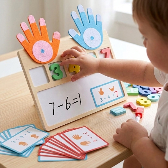 Игра в арифметику на пальцах 23x30 см