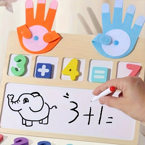 Игра в арифметику на пальцах 23x30 см