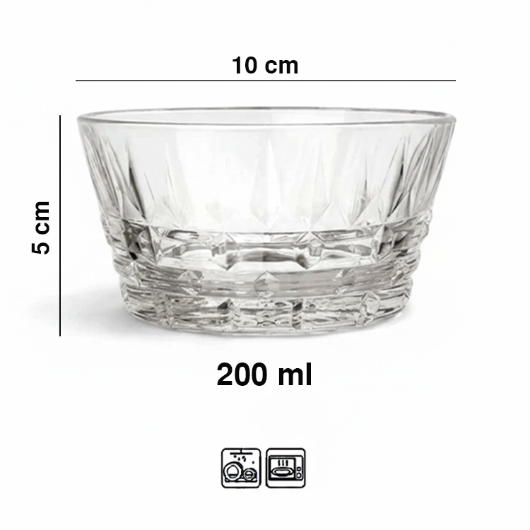 Salad bowls 10 cm 4 pcs
