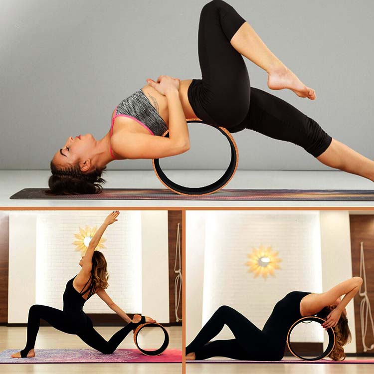 Massage wheel for yoga and fitness 33 cm
