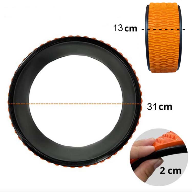 Massage wheel for yoga and fitness 33 cm